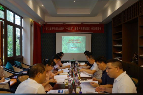 開化縣域級文旅IP“十四五”建設(shè)與發(fā)展規(guī)劃評審現(xiàn)場