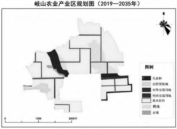 岐山農業產業區規劃圖 岐山農業產業區規劃圖