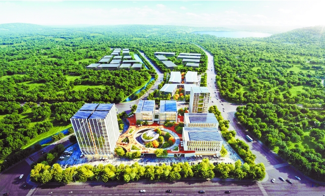 中化學馬鞍山大健康產業園項目效果圖
