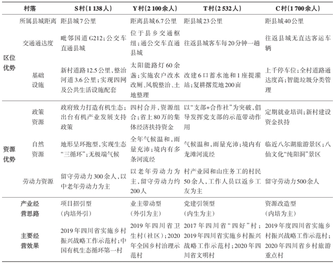 N市典型鄉村產業經營模式比較 N市典型鄉村產業經營模式比較